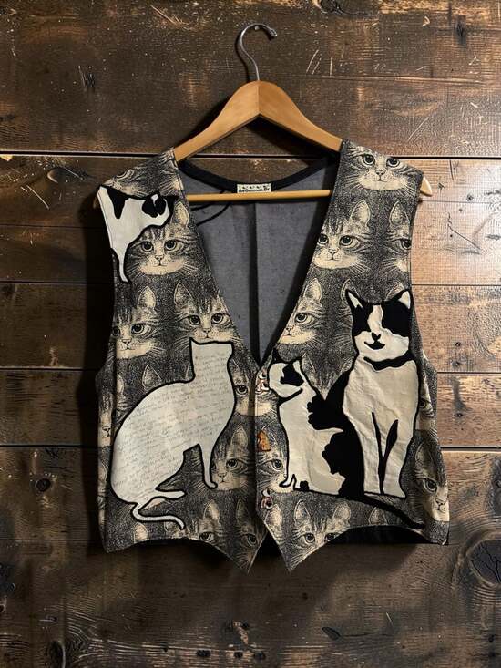 Julie Bosser Jackets & Blazers - Julie Bosser Cheshire Cat Novelty Vest